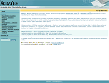 Tablet Screenshot of kevis.plzensky-kraj.cz